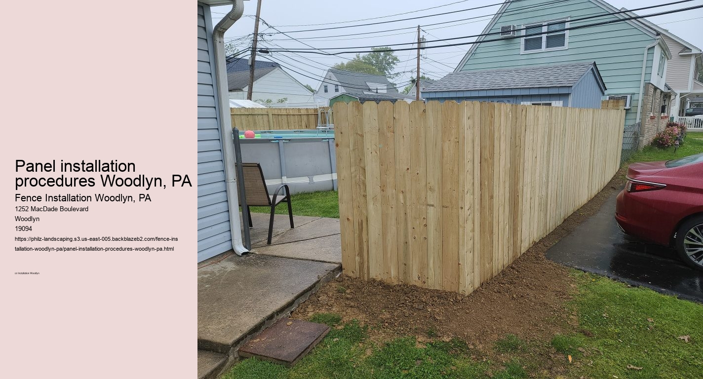 Panel installation procedures Woodlyn, PA